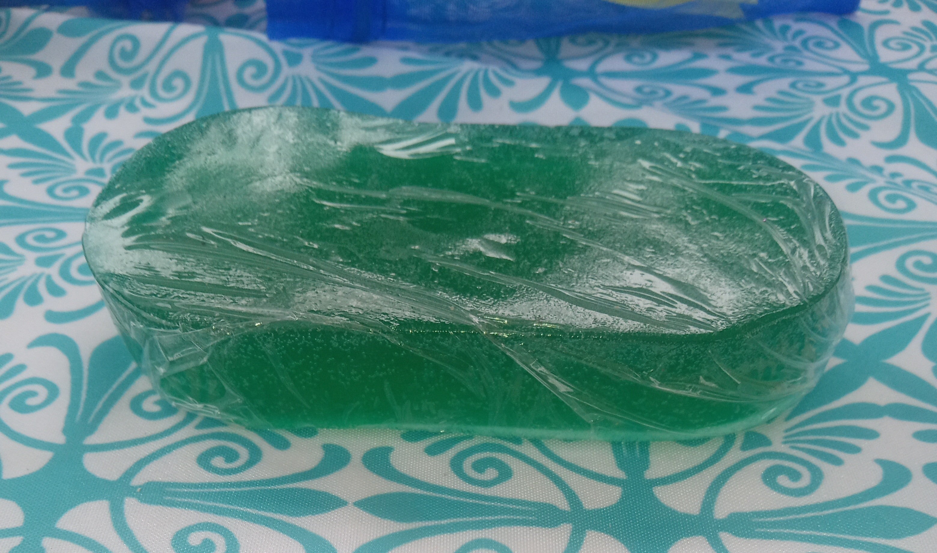 Homemade aloe vera soap